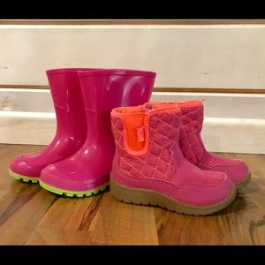 2 Pair Toddler Boots